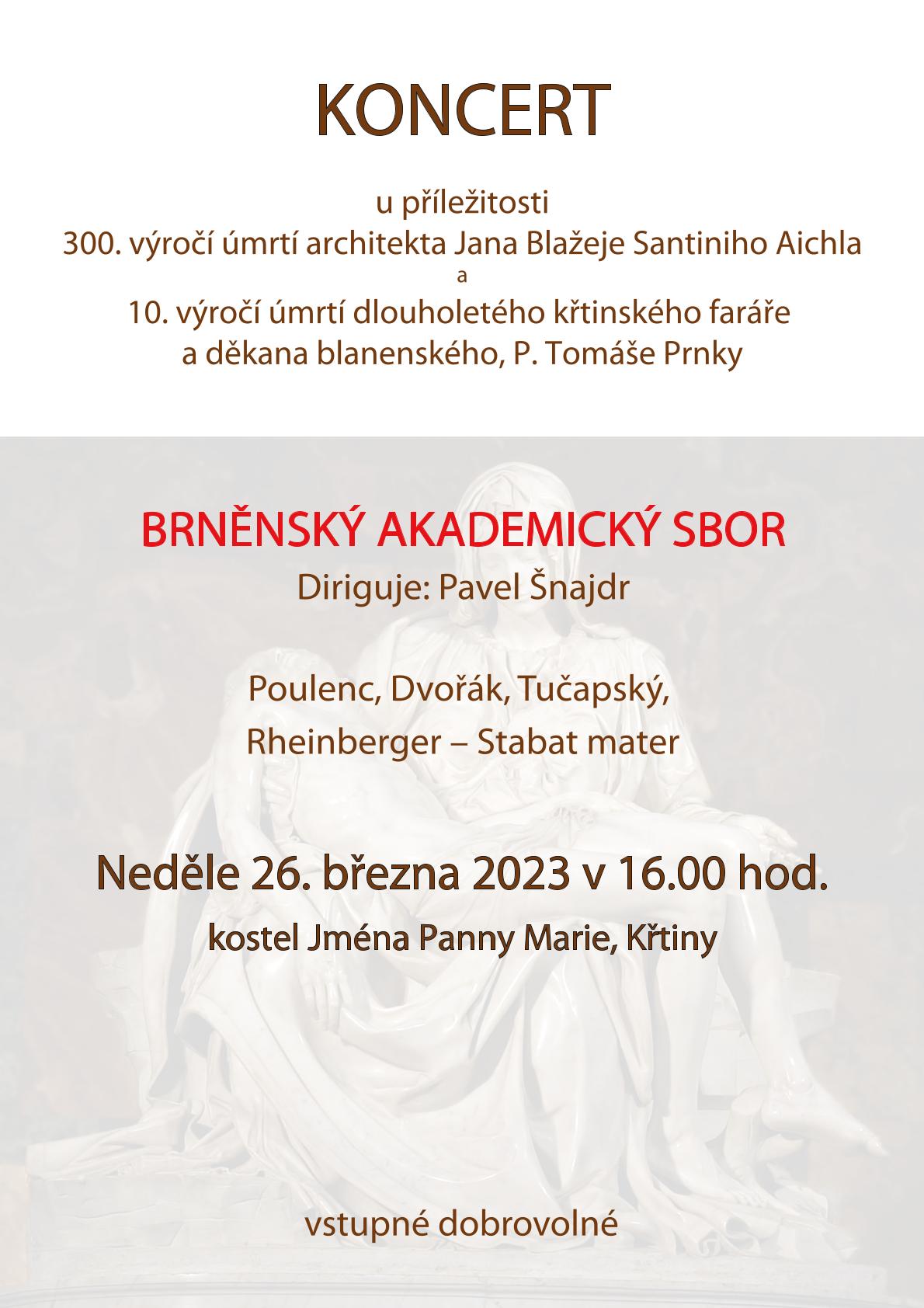 koncert ve krtinach